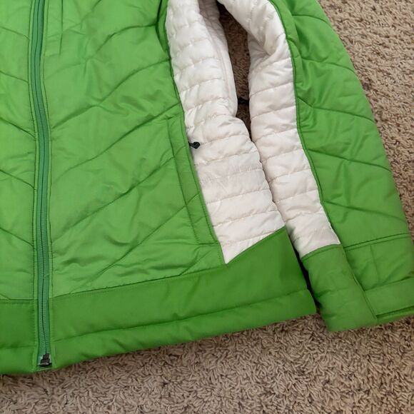 Patagonia Jacket Womens Size Medium Green White Rubicon Rider - Picture 3 of 10